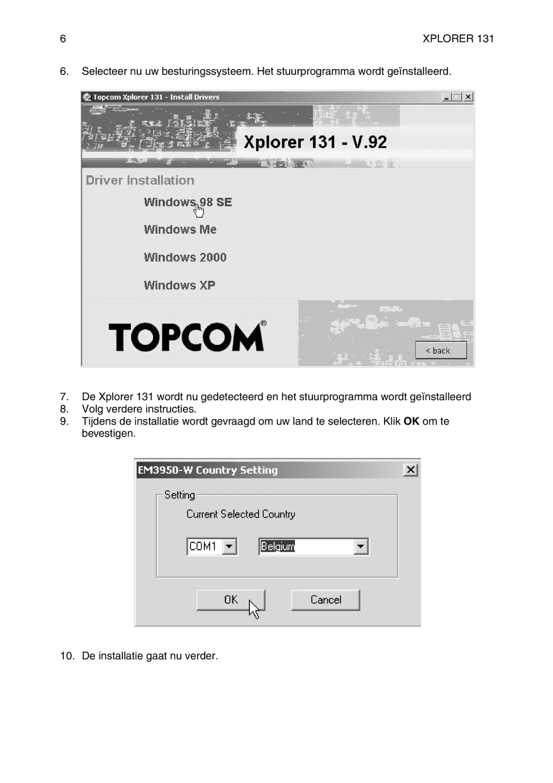 Topcom 136 manual Xplorer 