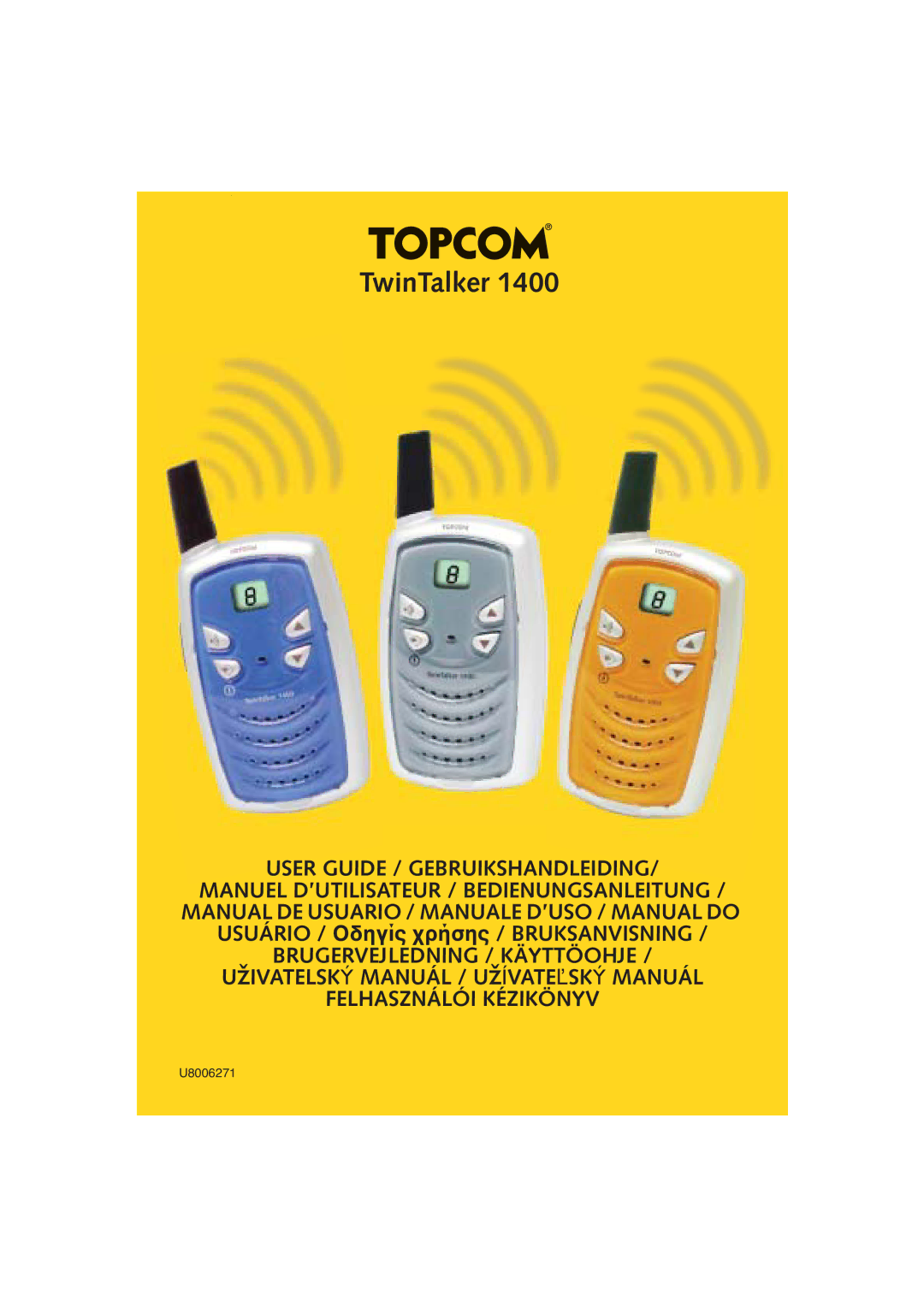 Topcom 1400 manual TwinTalker 