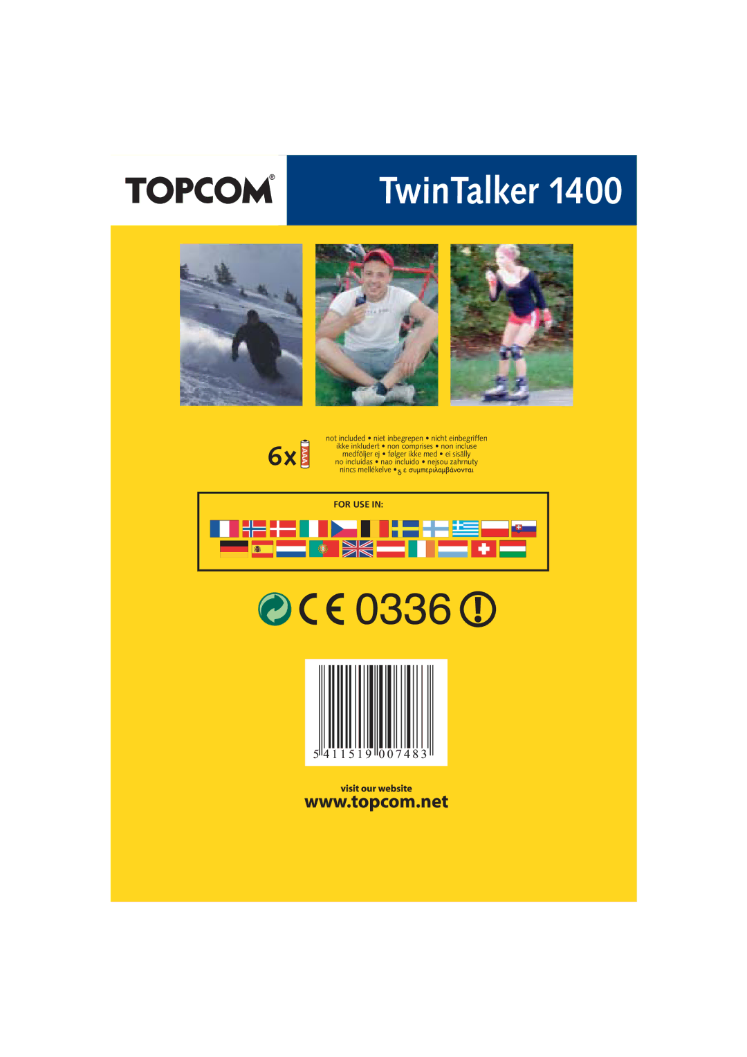 Topcom 1400 manual TwinTalker 