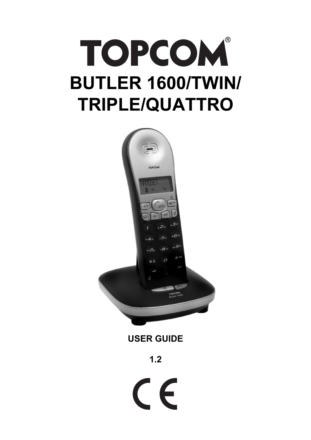 Topcom manual Butler 1600/TWIN TRIPLE/QUATTRO 