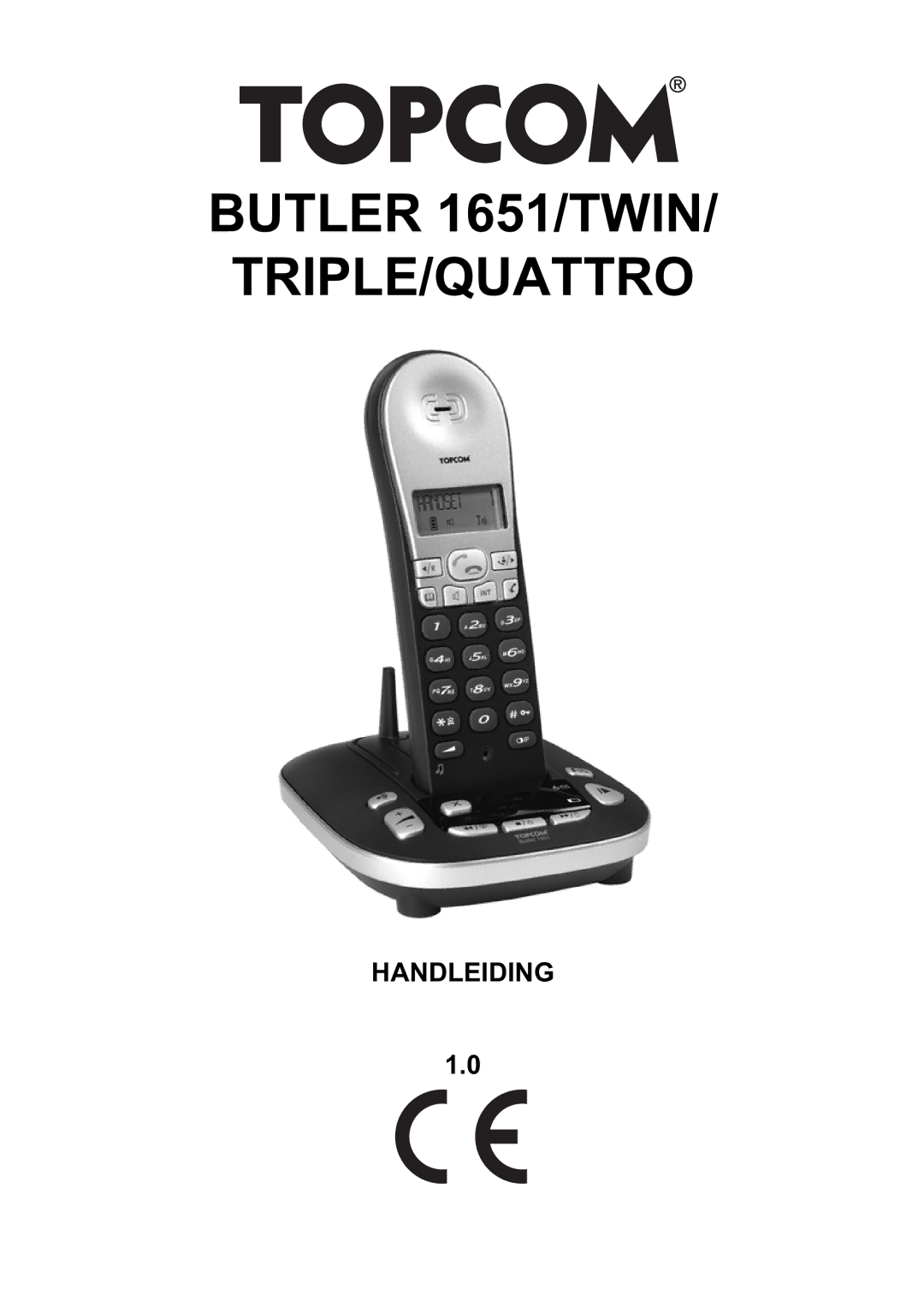 Topcom manual Butler 1651/TWIN TRIPLE/QUATTRO 