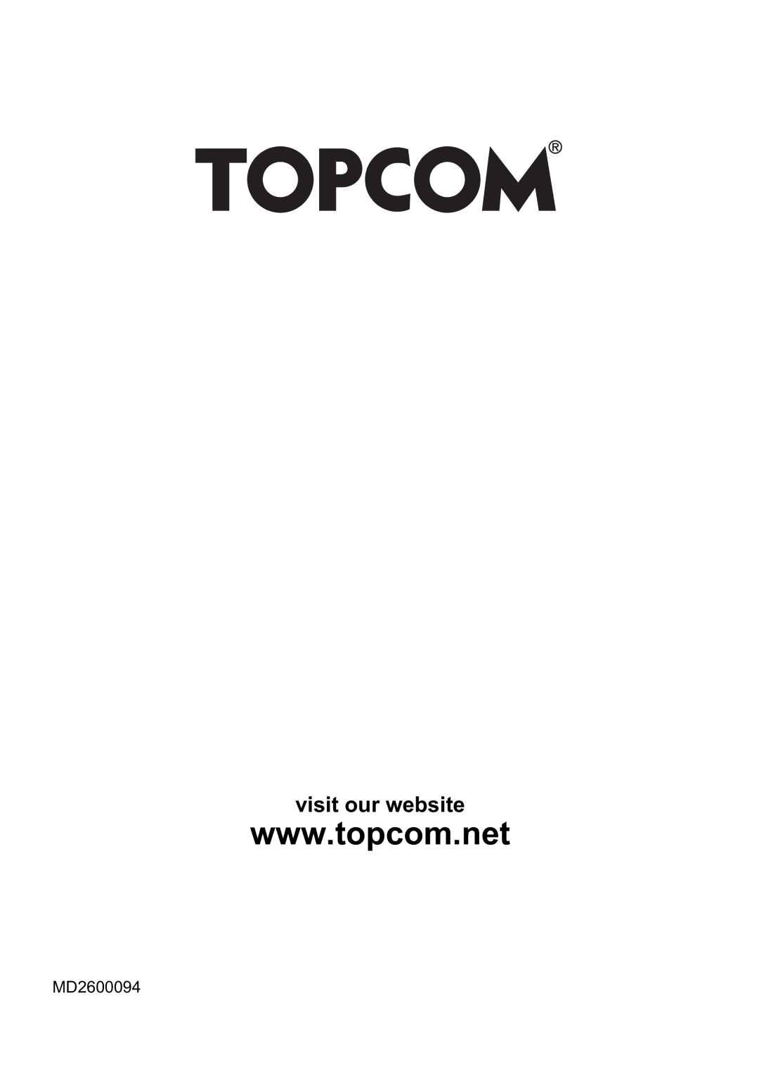 Topcom 1651 manual Visit our website 