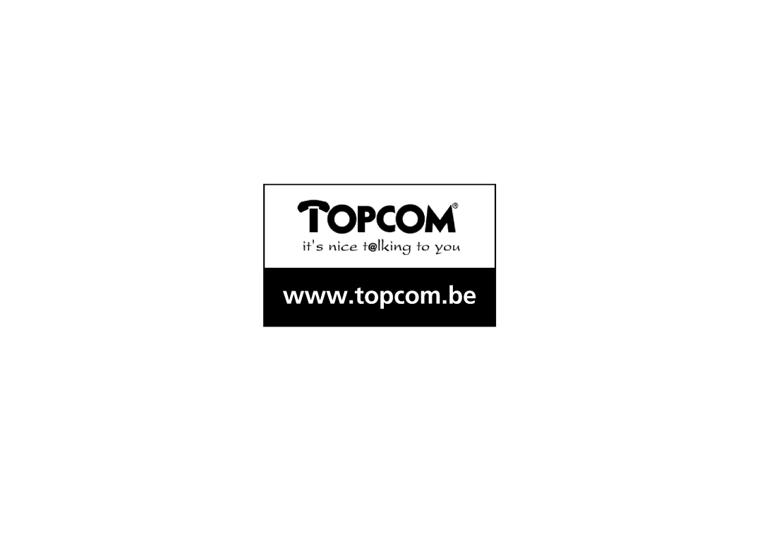 Topcom 180 manual 