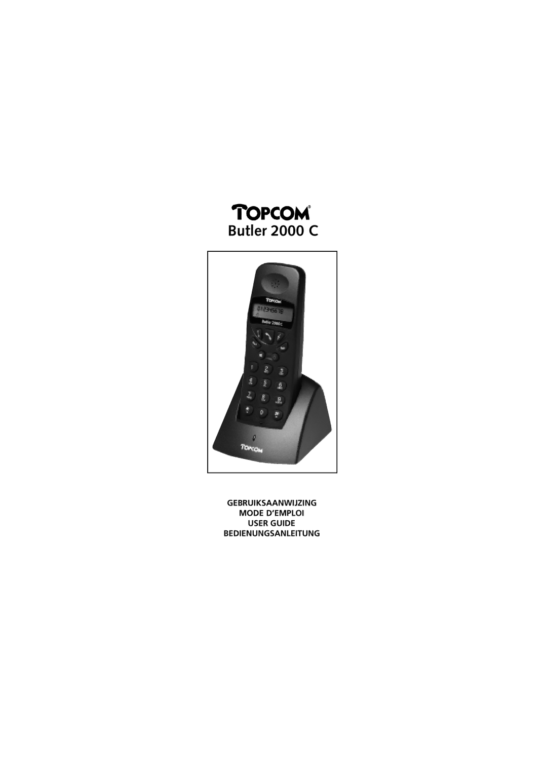 Topcom manual Butler 2000 C 