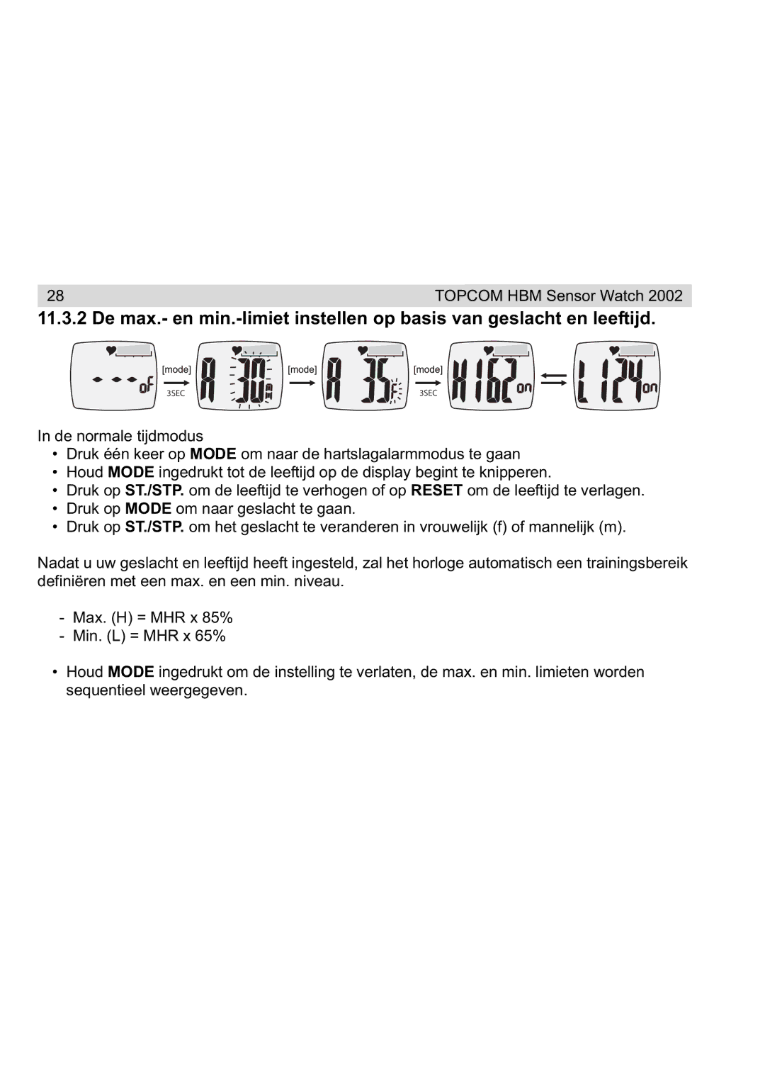 Topcom 2002 manual 3SEC 