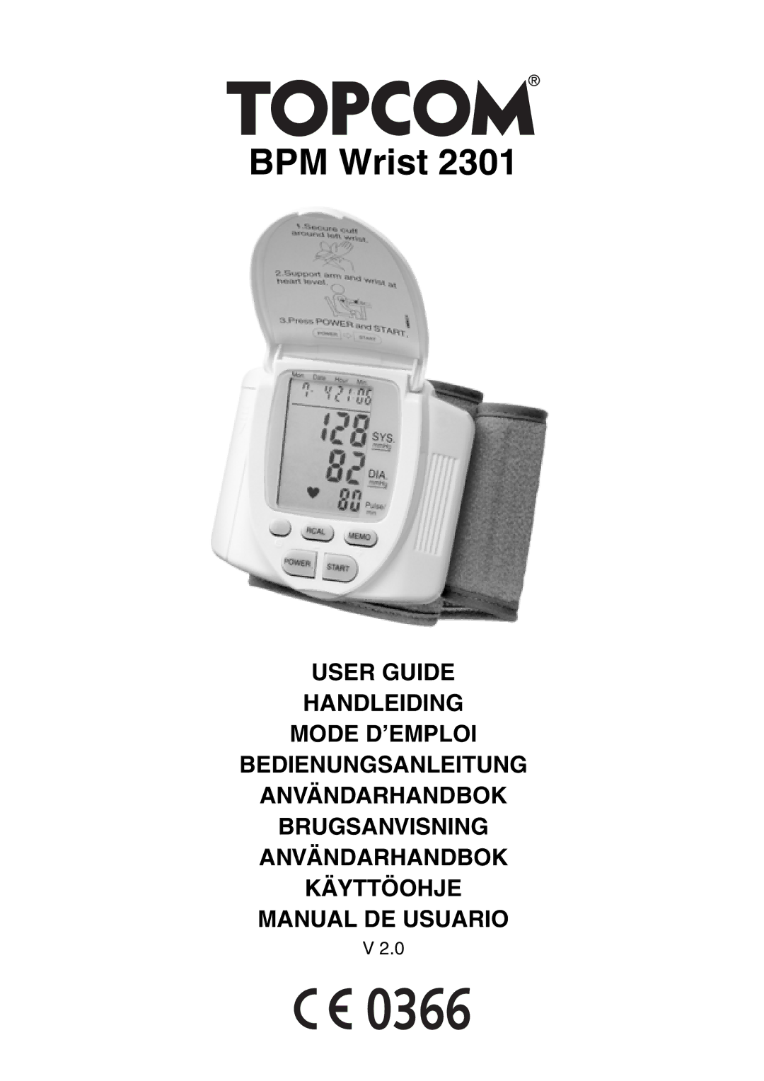 Topcom 2301 manual BPM Wrist 