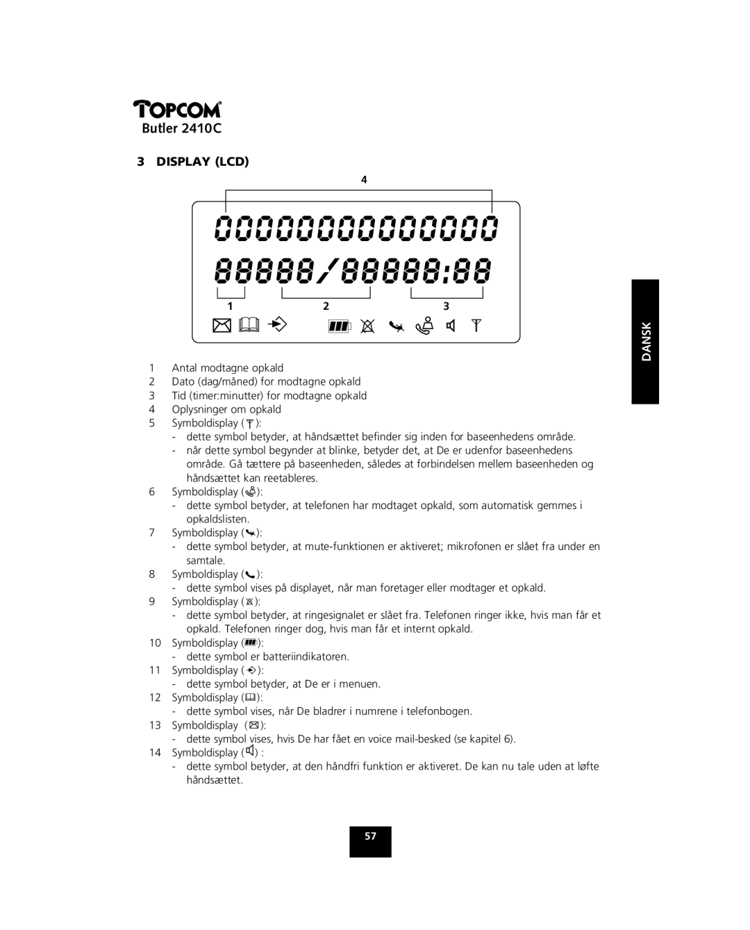 Topcom 2410 C manual 0 0 0 0 0 0 0 0 0 0 0 0 8 8 8 8 8 / 8 8 8 8 8 8 