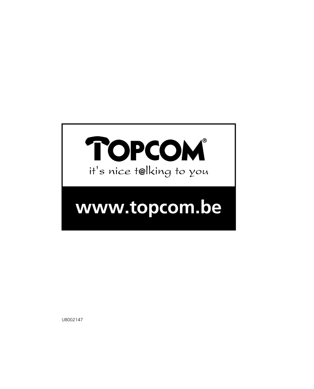 Topcom 2410 C manual U8002147 