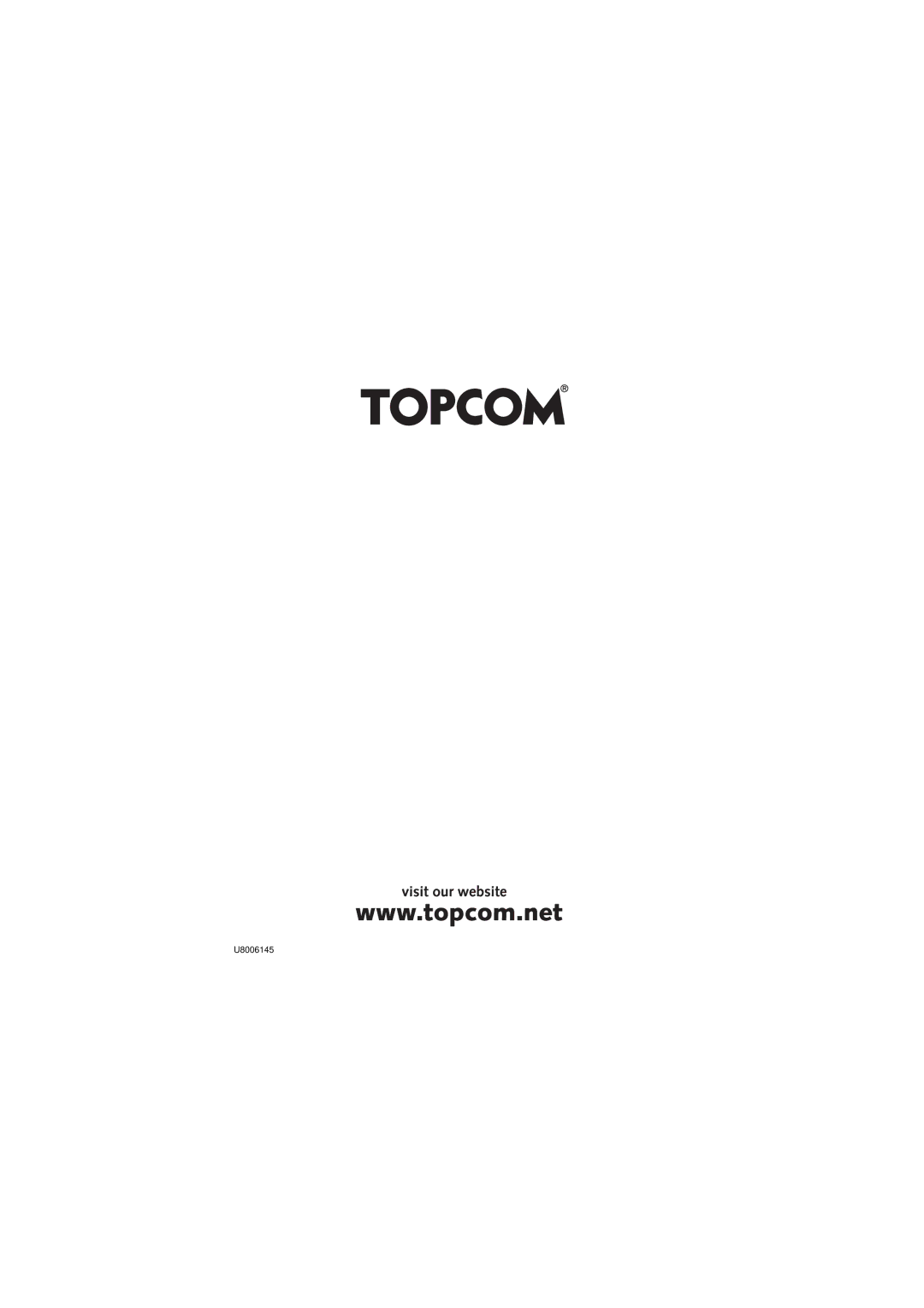 Topcom 2511 Deluxe manual U8006145 