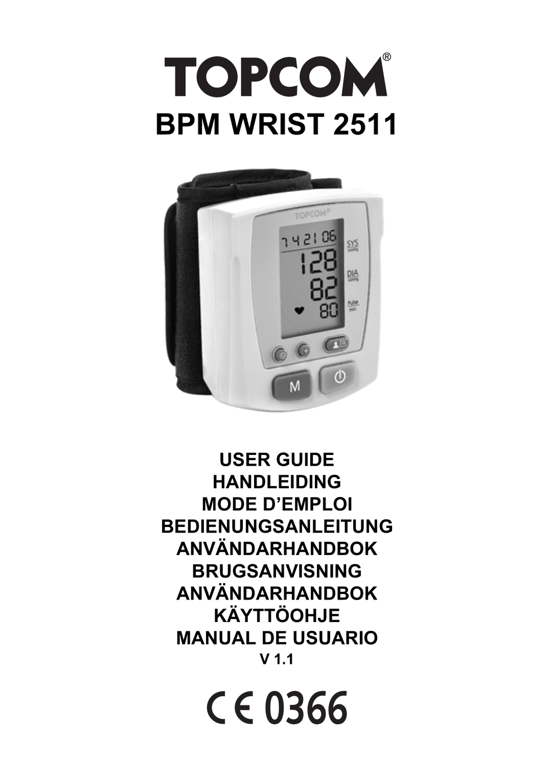 Topcom 2511 manual BPM Wrist 