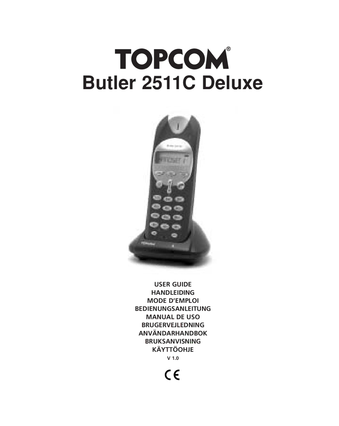 Topcom manual Butler 2511C Deluxe 