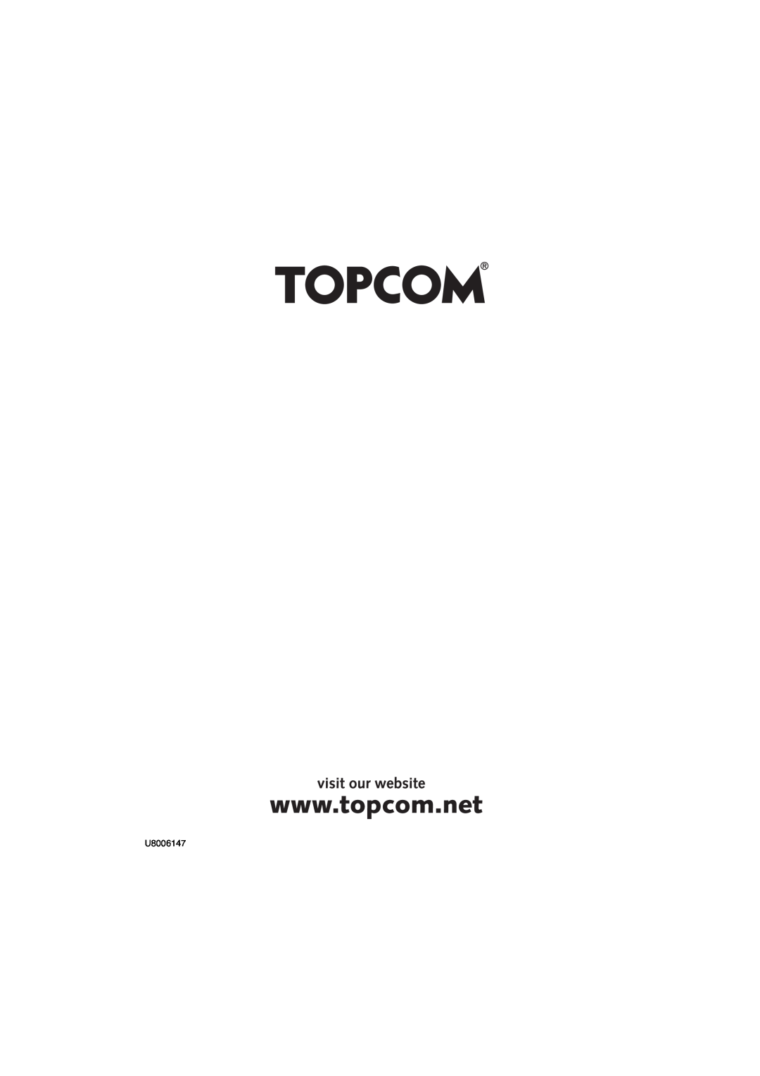 Topcom 2551 manual U8006147 
