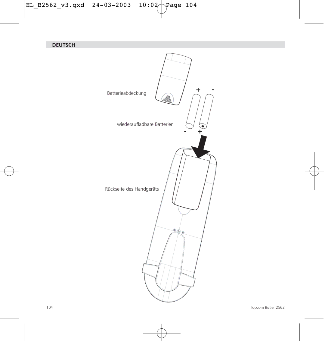 Topcom 2562 manual Topcom Butler 