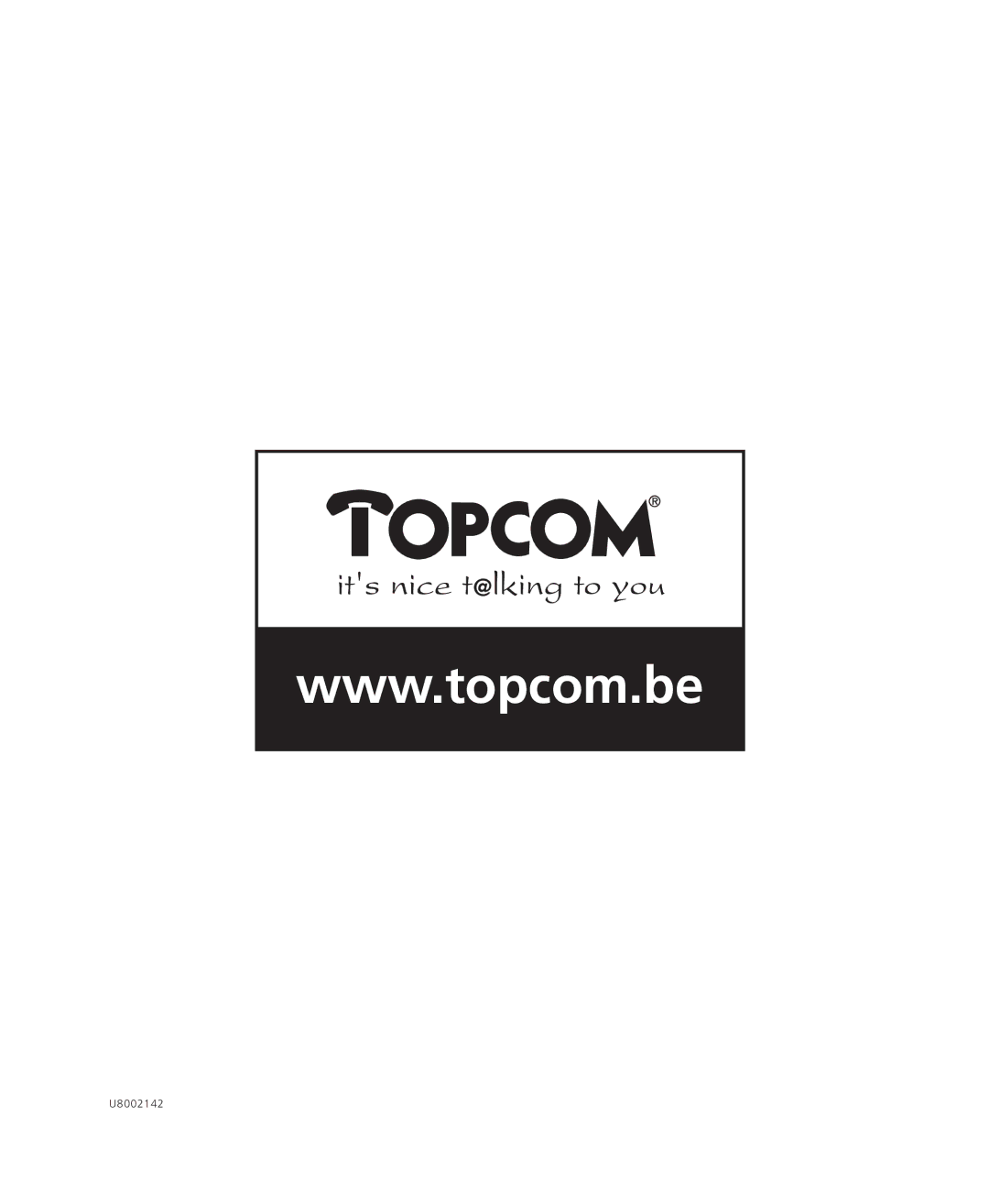 Topcom 2600 DUO manual U8002142 