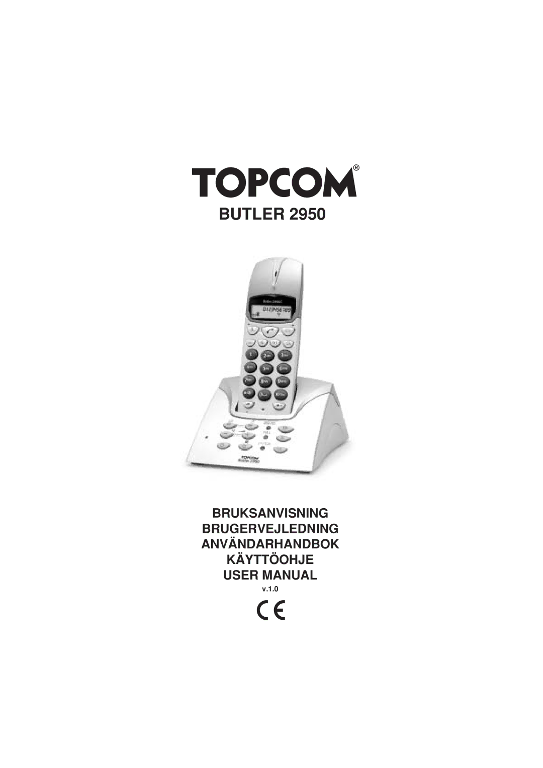 Topcom 2950 user manual Butler 