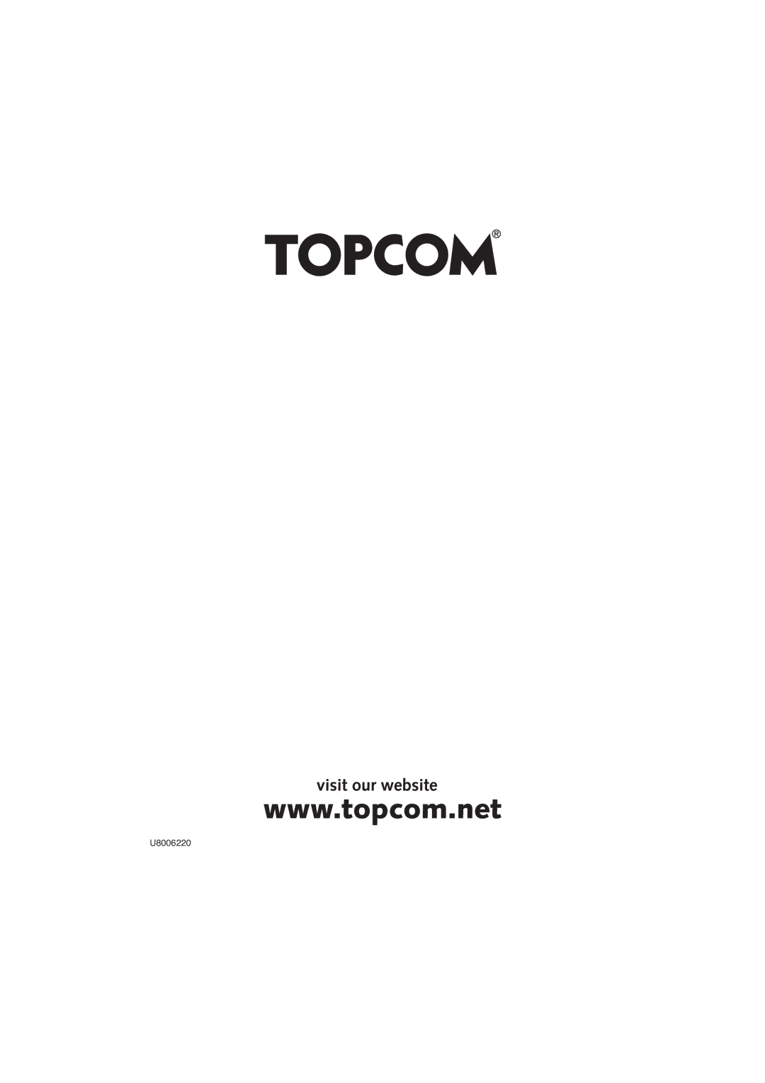 Topcom 2950 user manual U8006220 