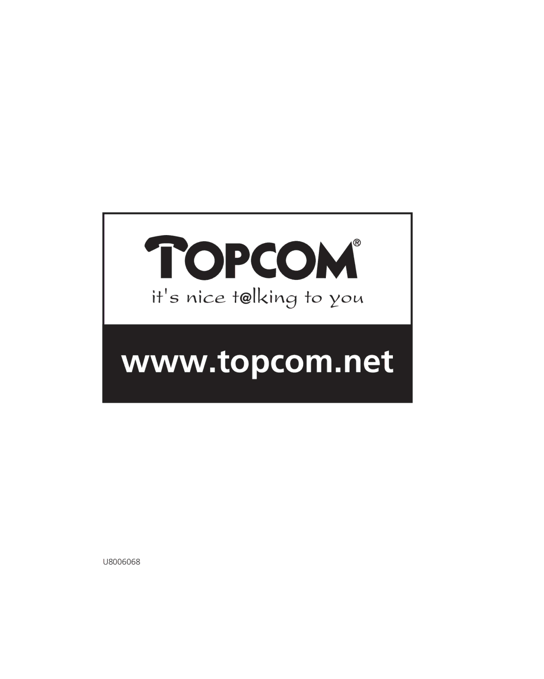 Topcom 3055 manual U8006068 