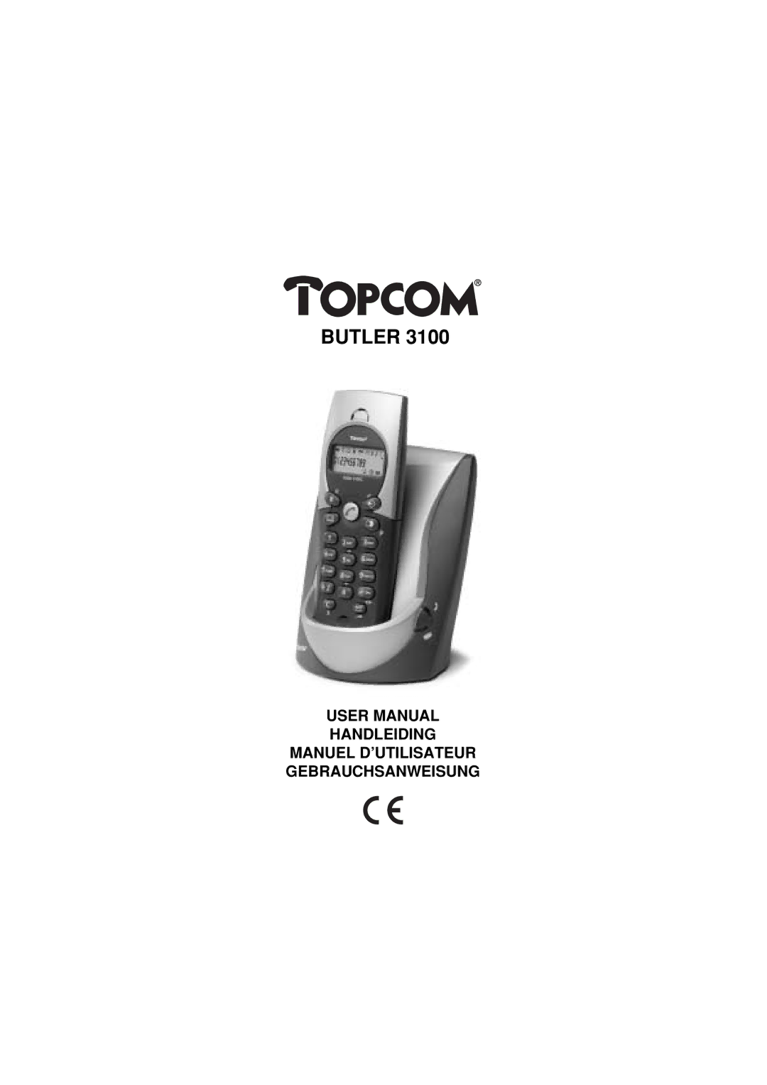 Topcom 3100 user manual Butler 