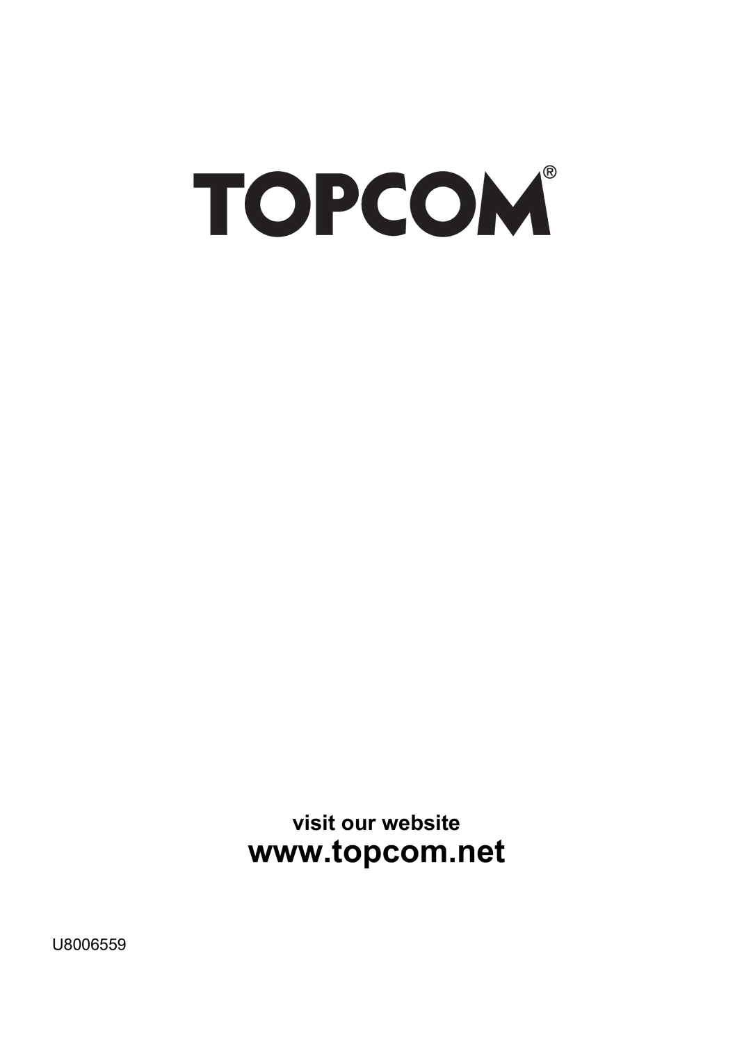 Topcom 3350 manual Visit our website 