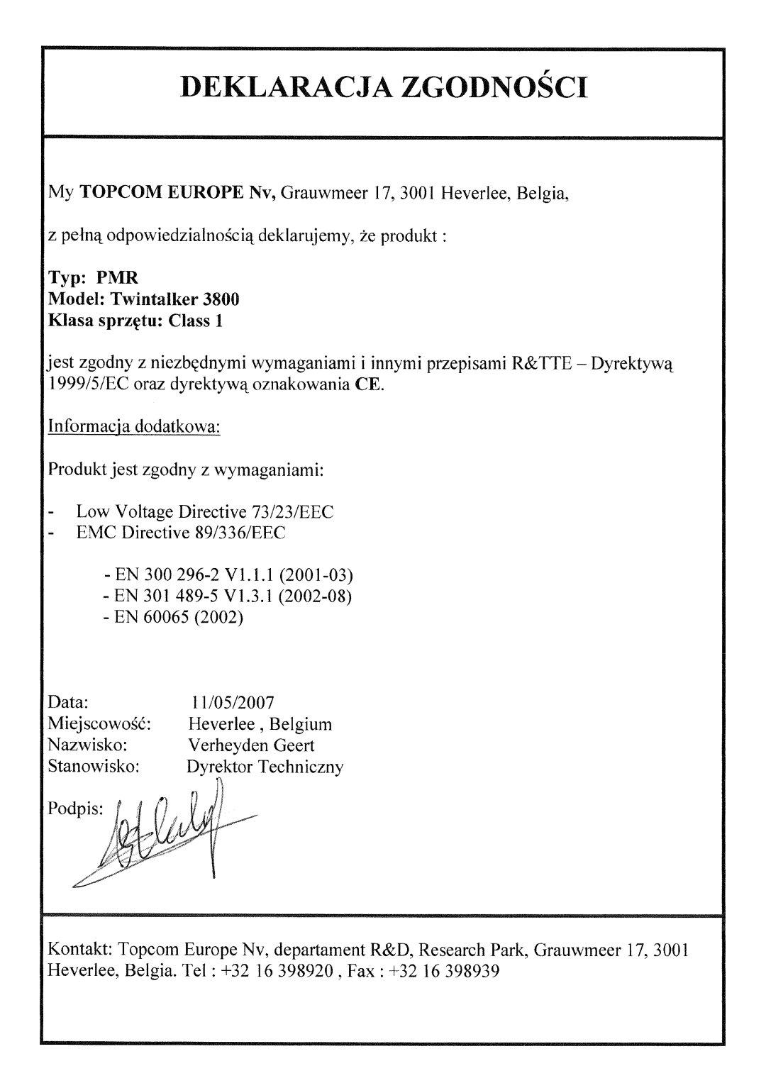 Topcom 3800 manual do utilizador 