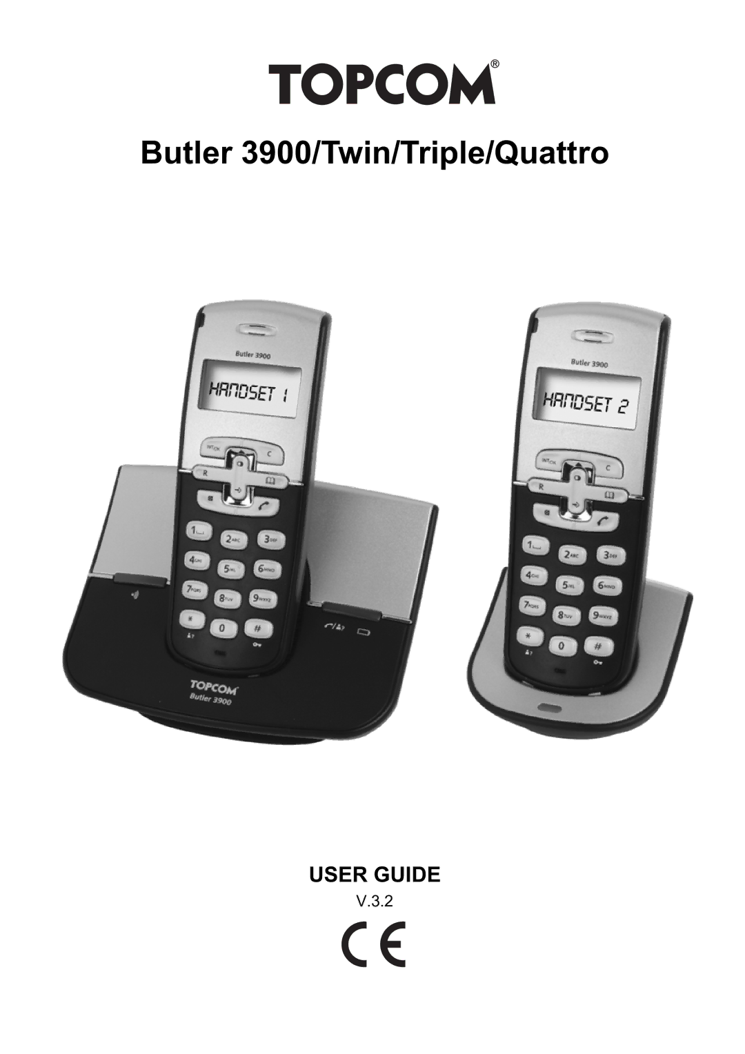 Topcom manual Butler 3900/Twin/Triple/Quattro, User Guide 