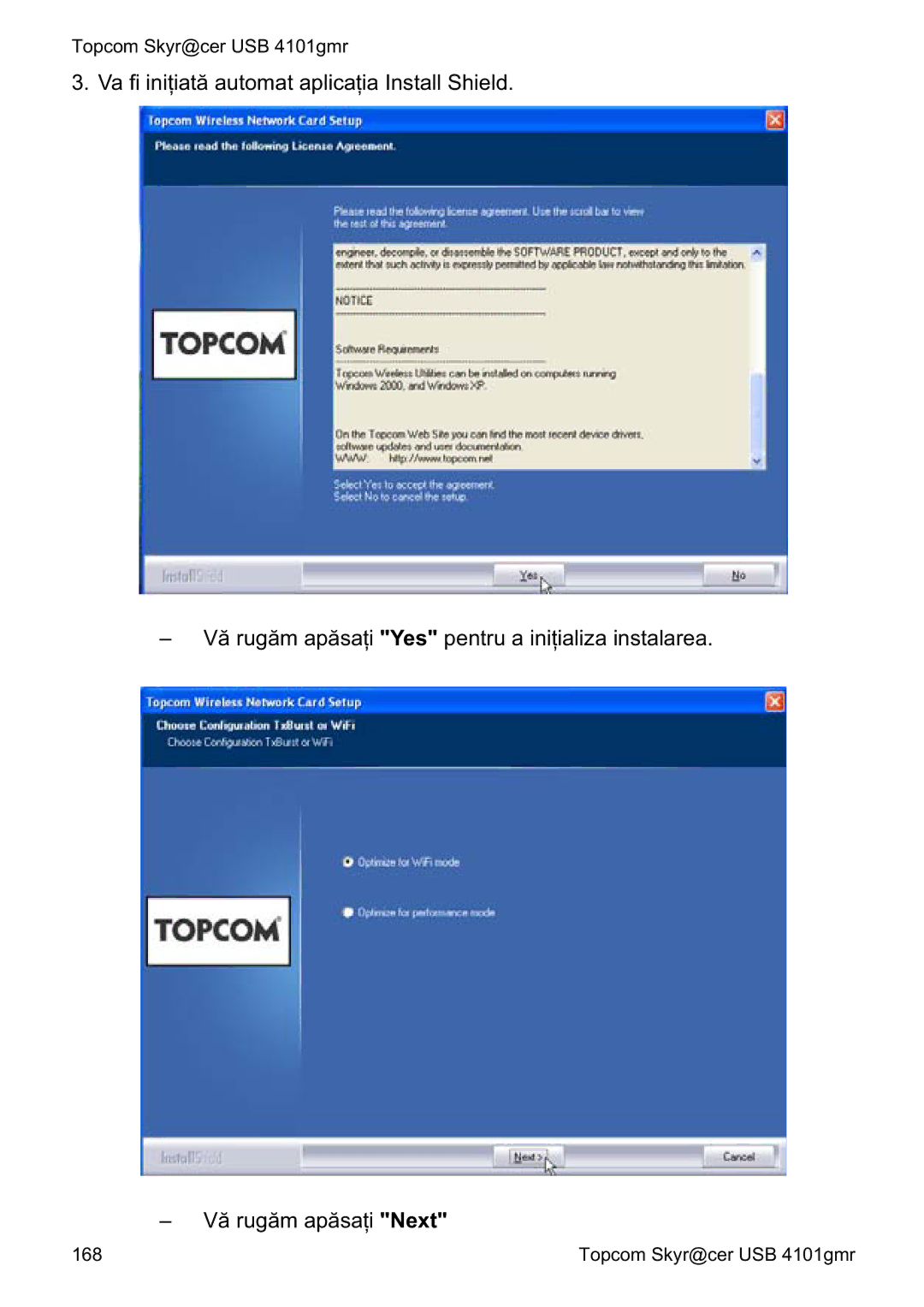 Topcom 4101GMR manual do utilizador Topcom Skyr@cer USB 4101gmr 