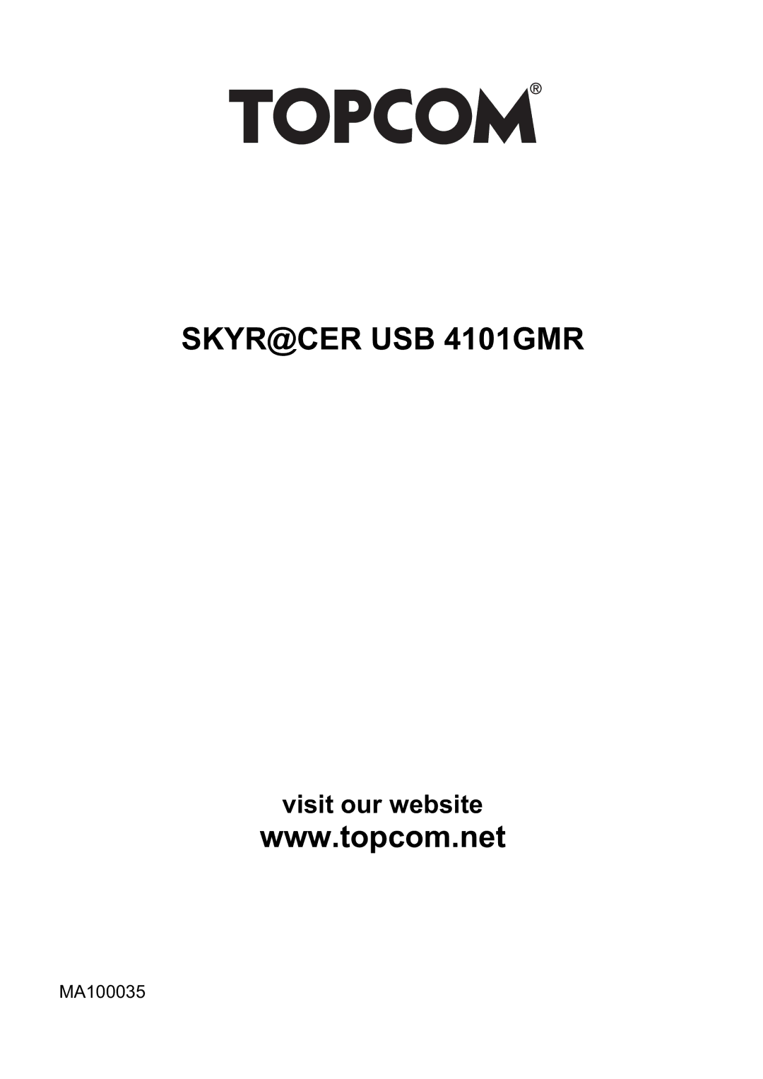 Topcom 4101GMR manual do utilizador Visit our website 