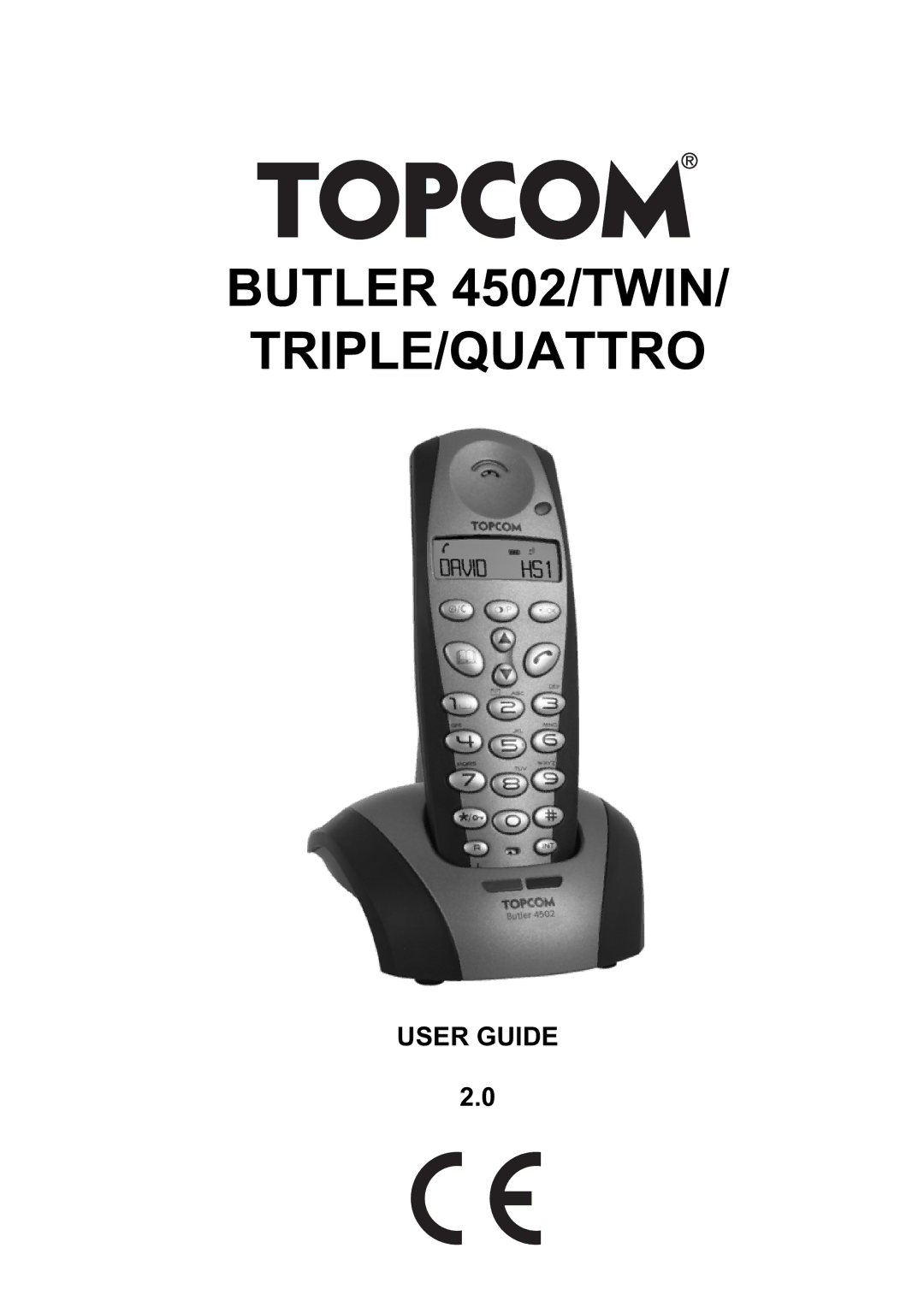 Topcom manual Butler 4502/TWIN TRIPLE/QUATTRO 