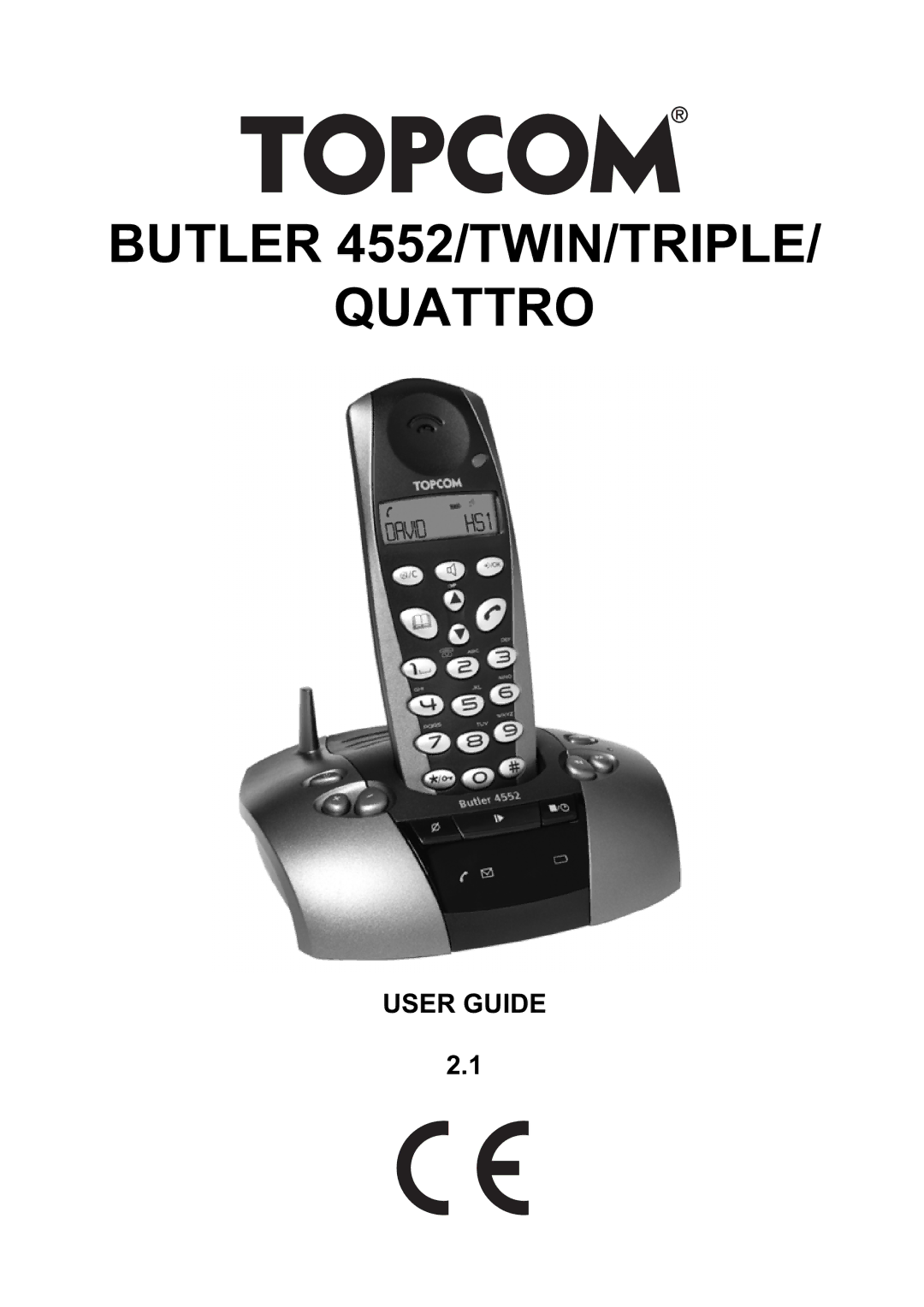 Topcom manual Butler 4552/TWIN/TRIPLE Quattro 