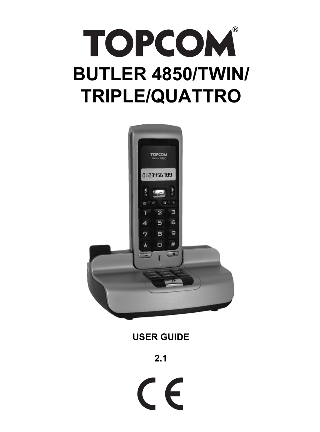 Topcom manual Butler 4850/TWIN TRIPLE/QUATTRO 