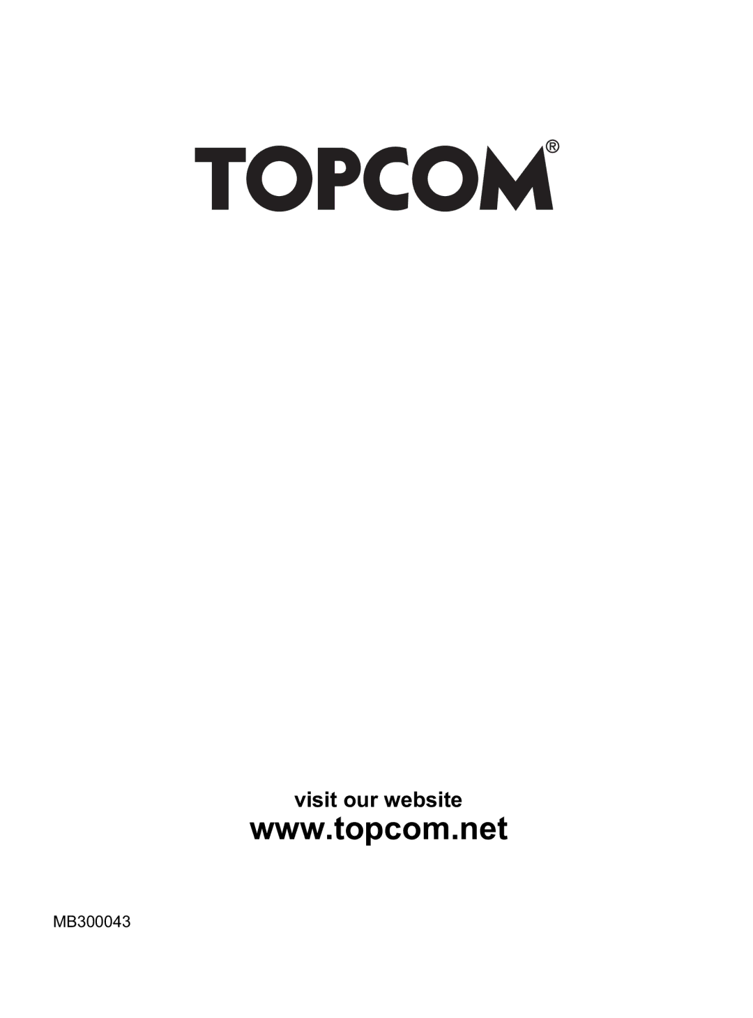 Topcom 4850 manual Visit our website 