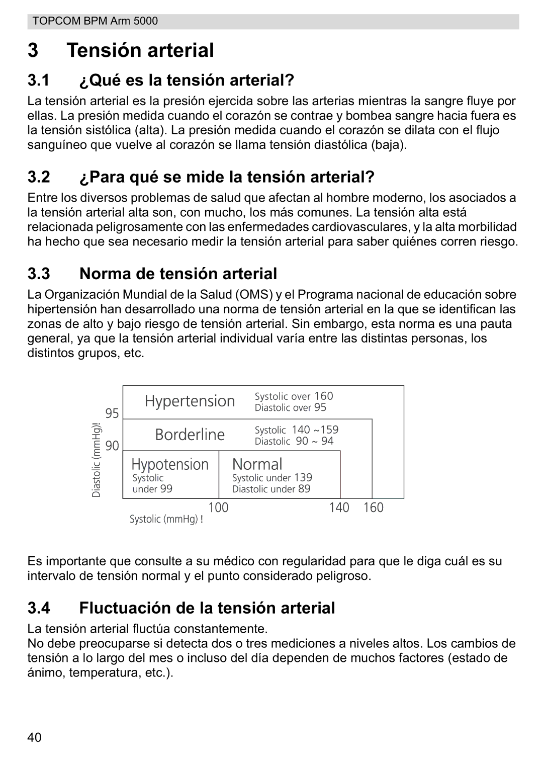 Topcom 5000 manual do utilizador Tensión arterial, ¿Qué es la tensión arterial?, ¿Para qué se mide la tensión arterial? 