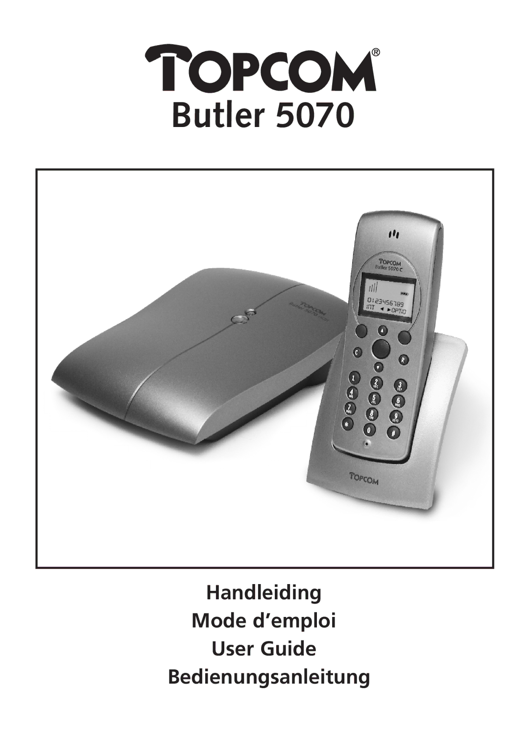 Topcom 5070 manual Butler 