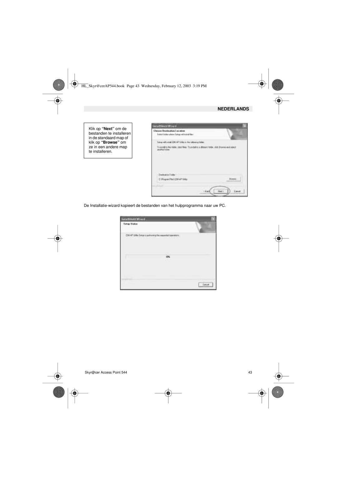 Topcom 544 manual Nederlands 