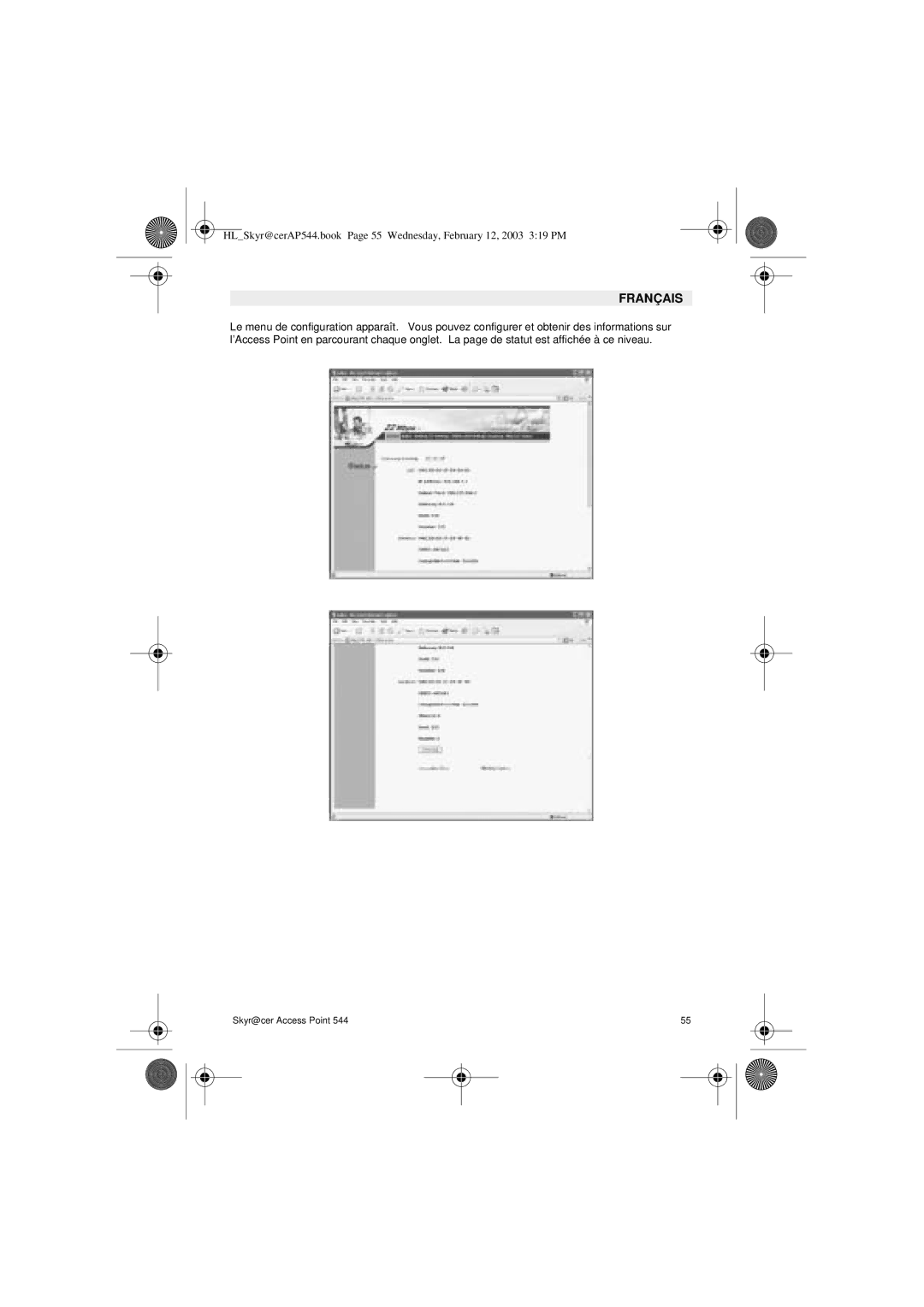 Topcom 544 manual Français 