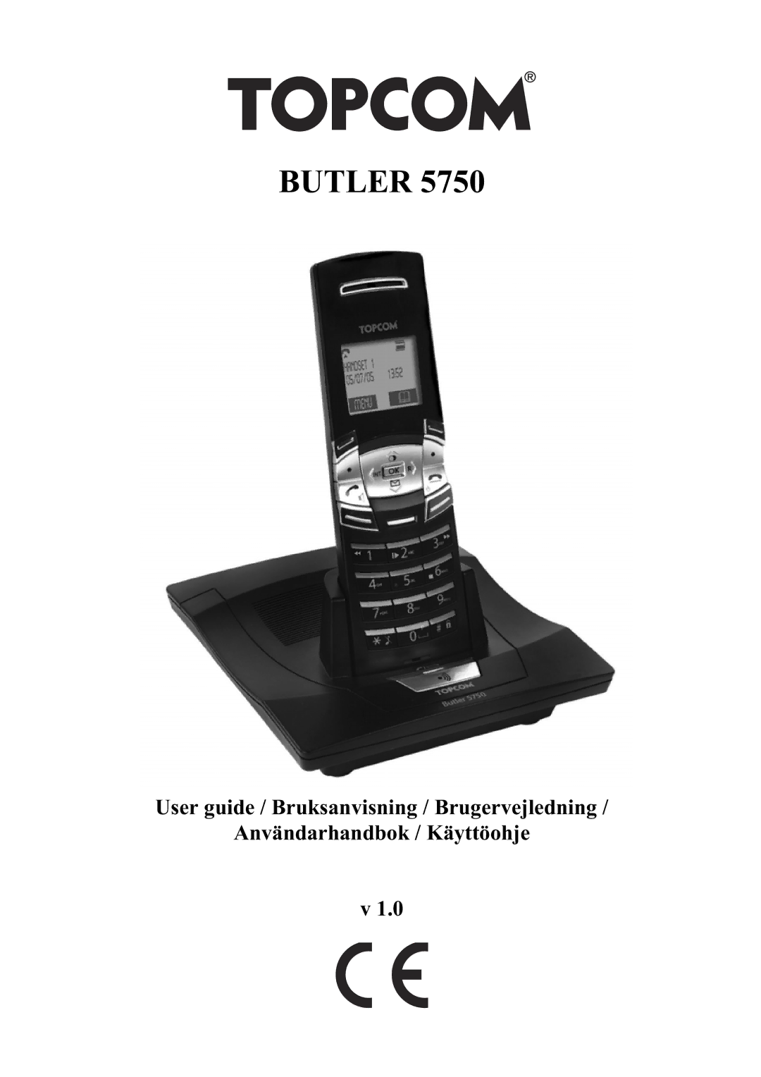 Topcom 5750 manual Butler 