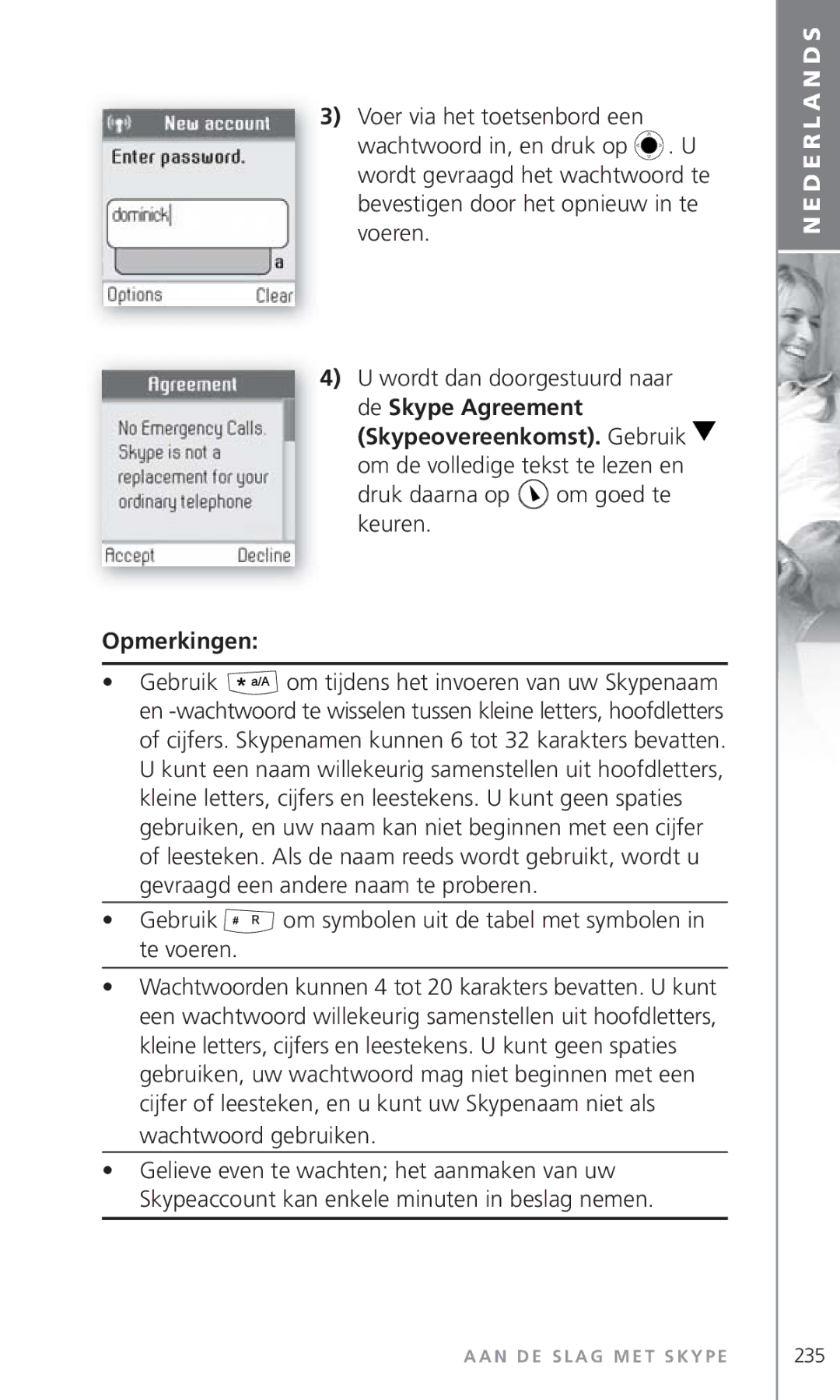 Topcom 6000 manual De Skype Agreement Skypeovereenkomst. Gebruik 