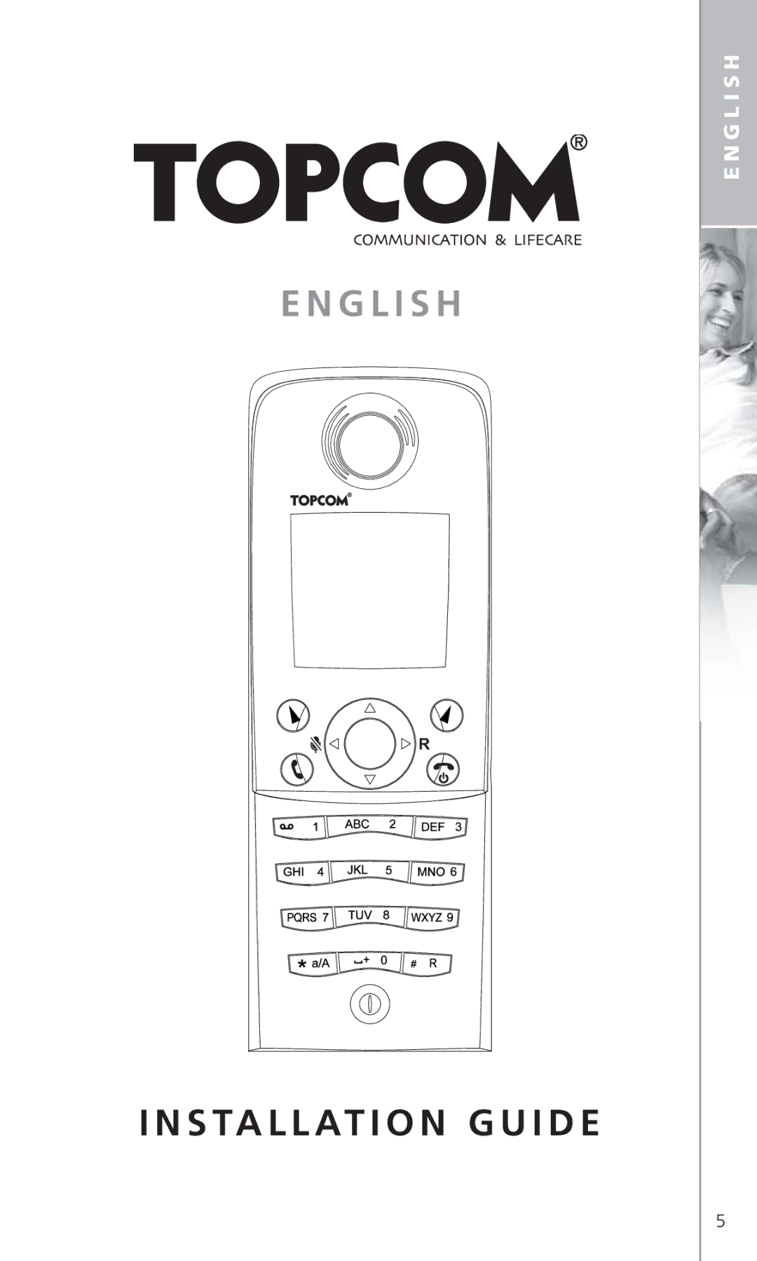 Topcom 6000 manual G L I S H 