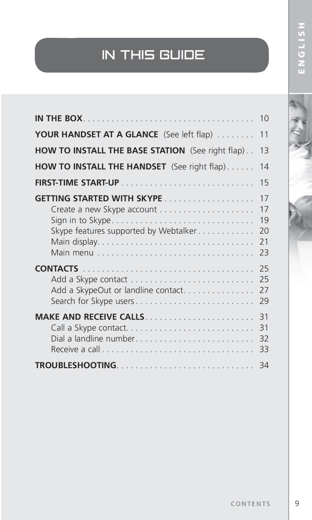 Topcom 6000 manual This guide, Troubleshooting 