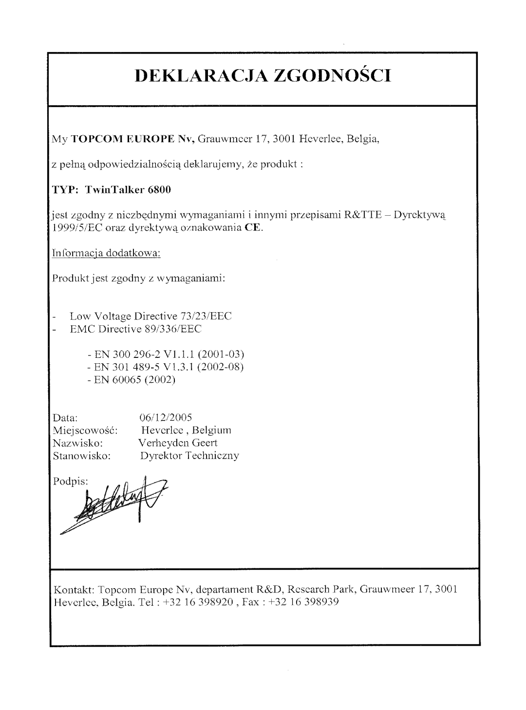 Topcom 6800 manual do utilizador 