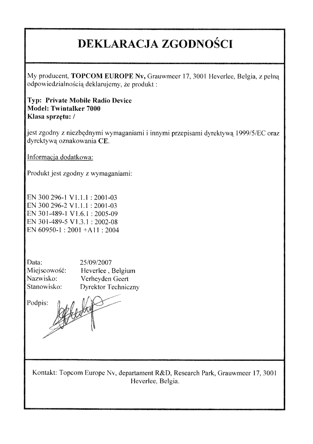 Topcom 7000 manual do utilizador 