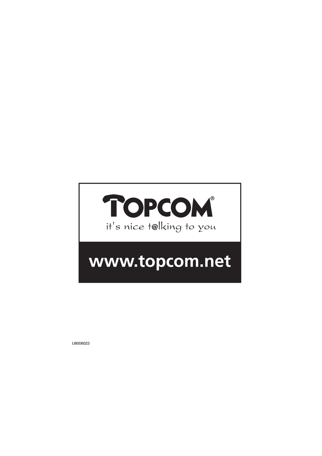 Topcom 871 manual U8006023 