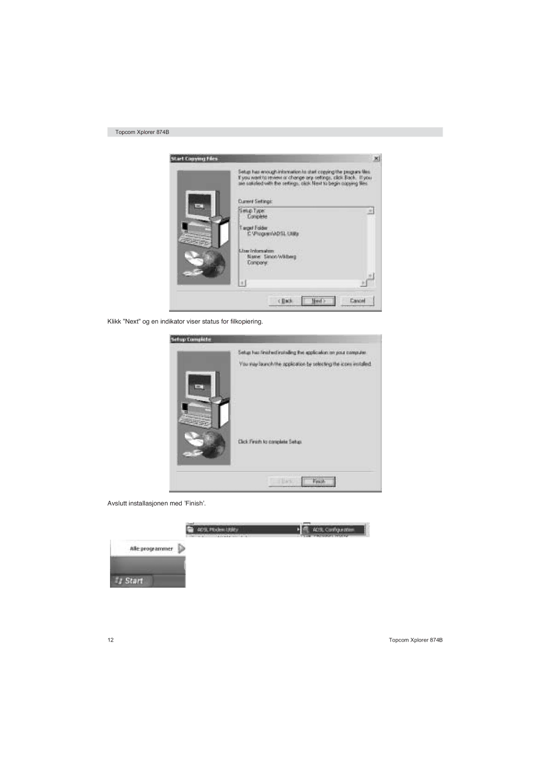 Topcom manual Topcom Xplorer 874B 