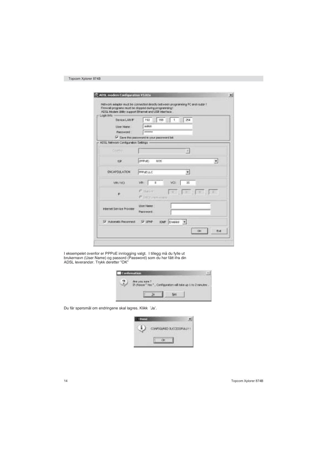 Topcom manual Topcom Xplorer 874B 