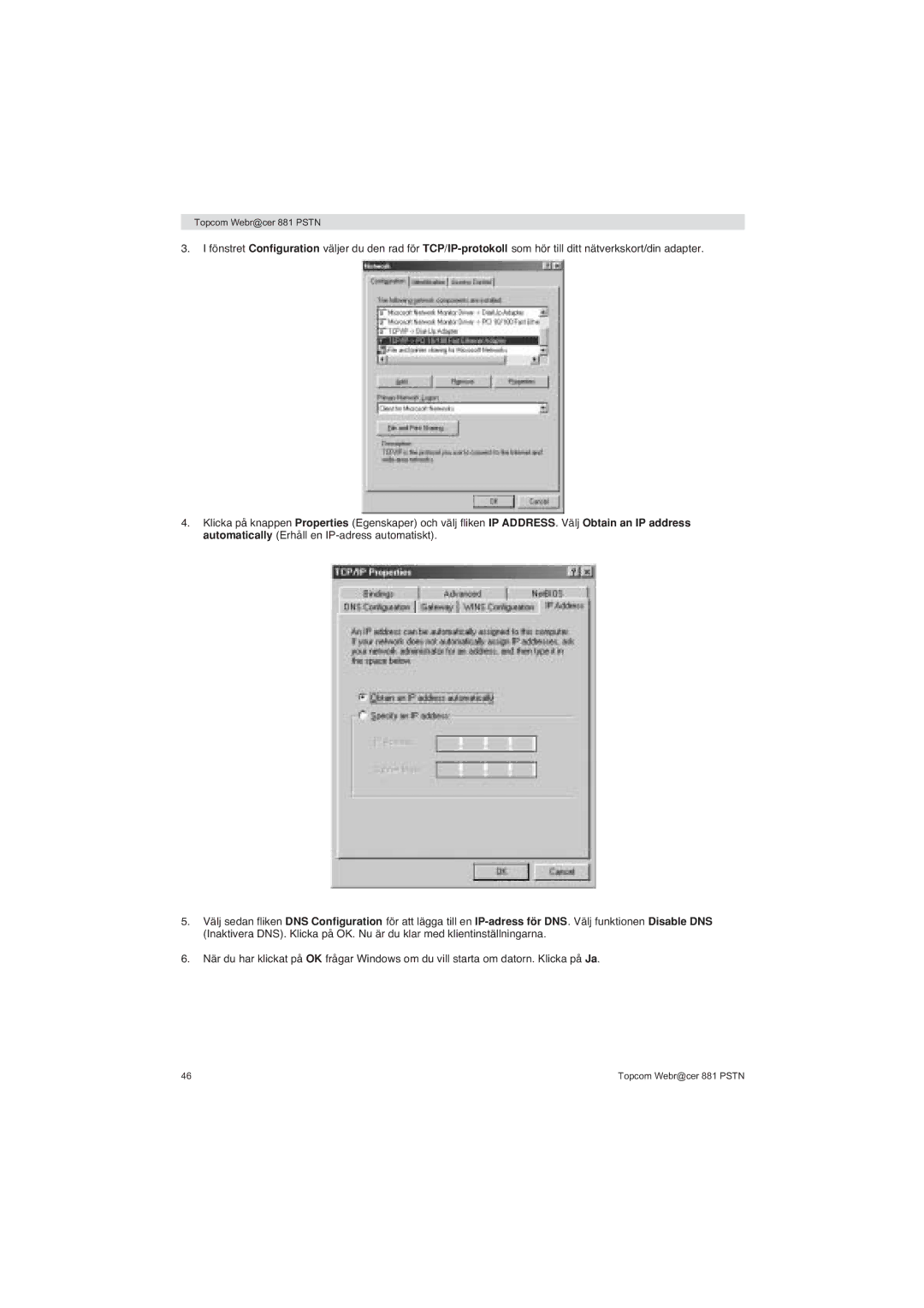 Topcom 881 PSTN manual do utilizador Topcom Webr@cer 881 Pstn 