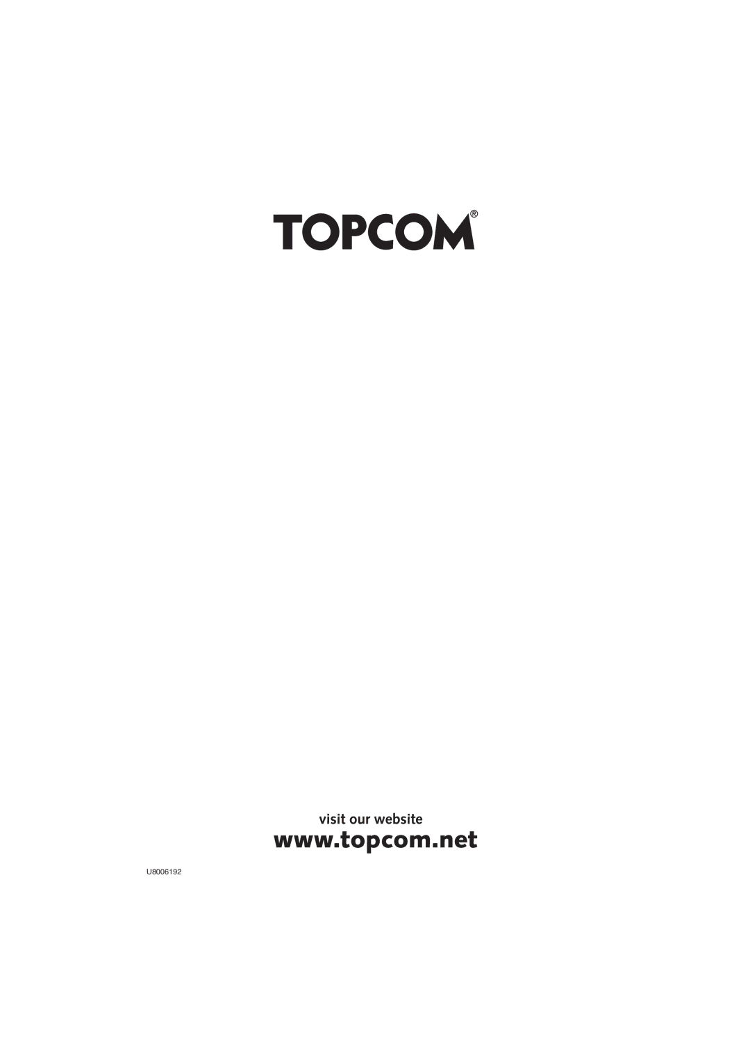 Topcom 881 PSTN manual do utilizador U8006192 