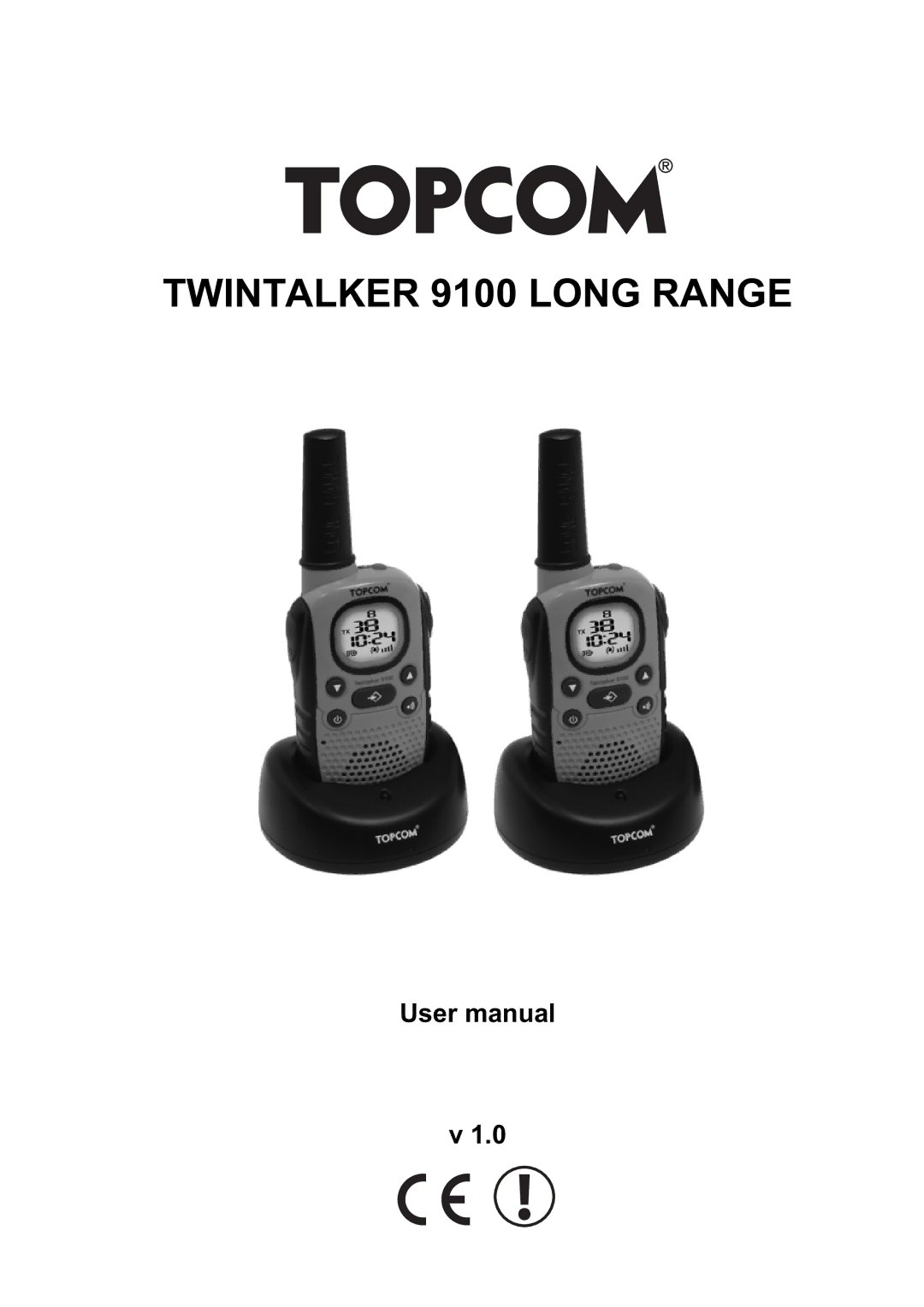 Topcom user manual Twintalker 9100 Long Range 