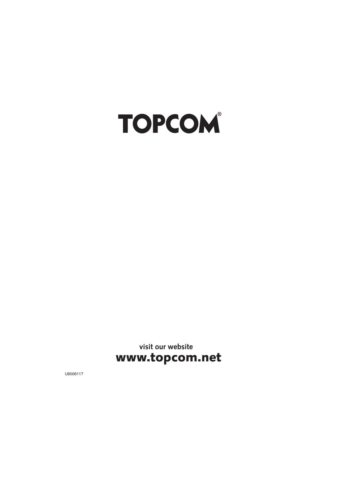 Topcom BUTLER 2920 user manual U8006117 