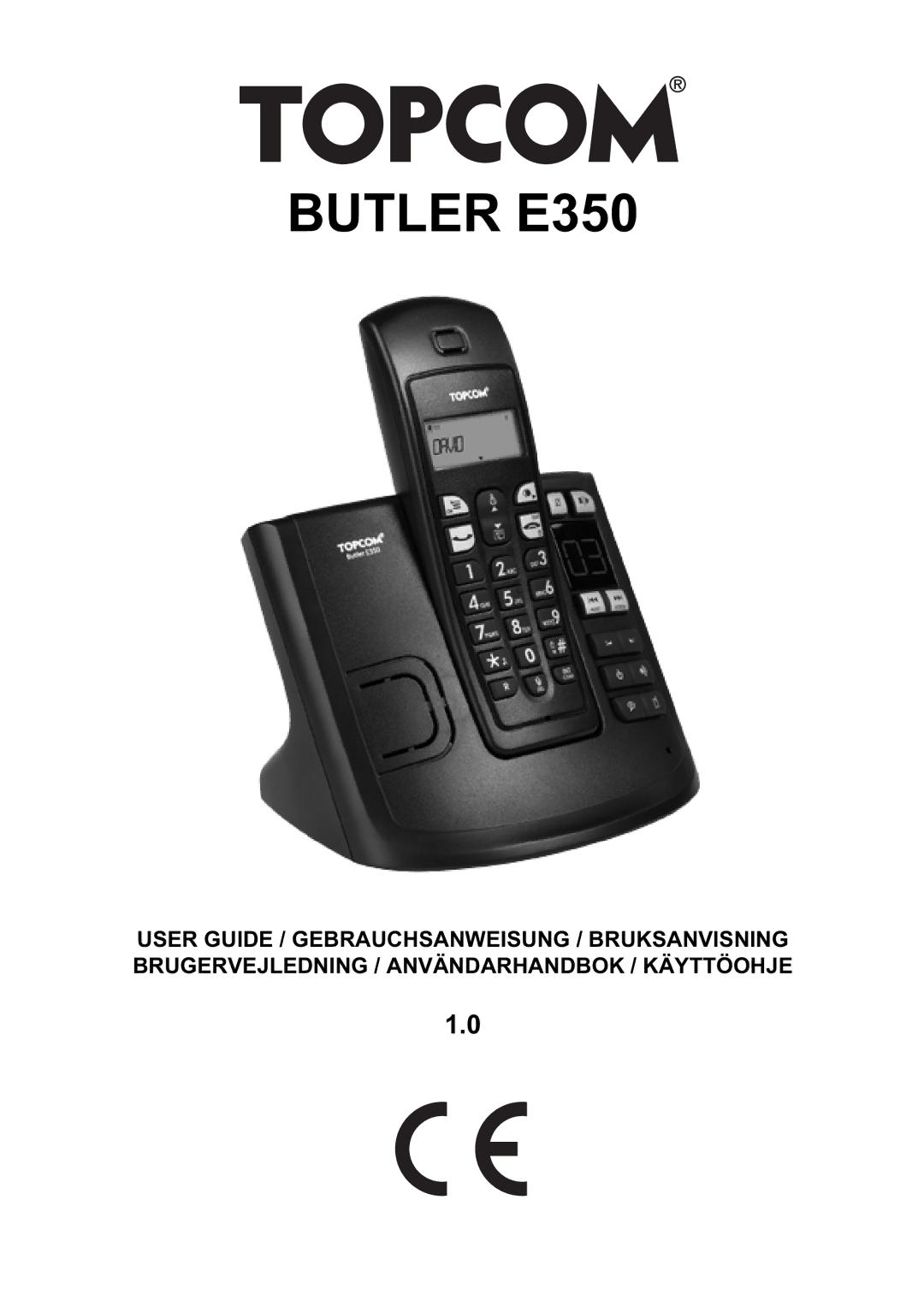 Topcom manual Butler E350 