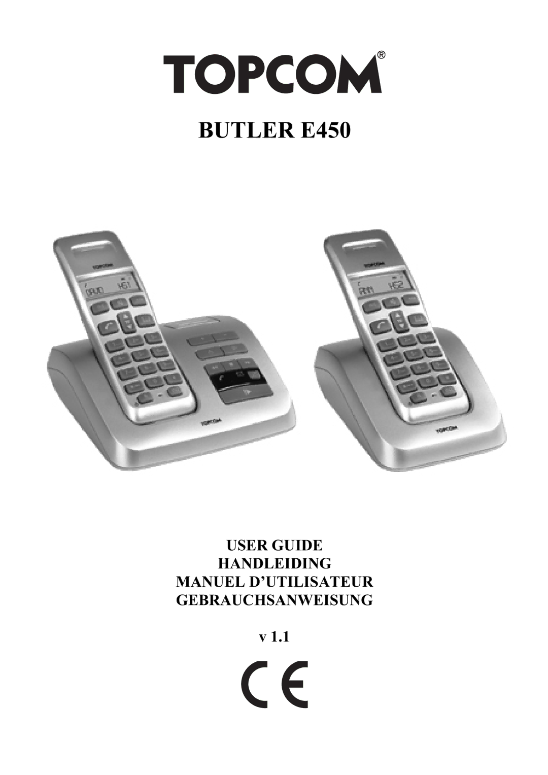 Topcom manual Butler E450 